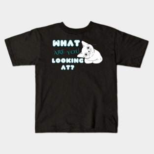 what are you looking at? Kids T-Shirt